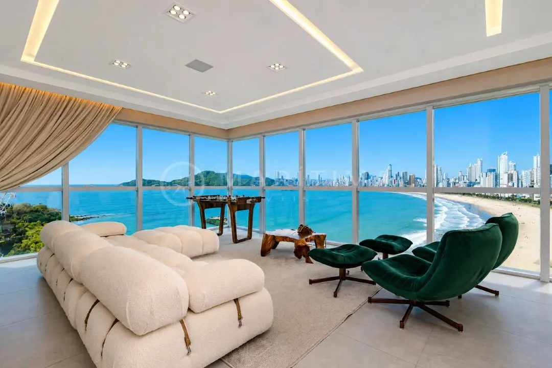 Sky Tower — Vista mar, 282m², 4 suítes, mobiliado